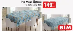 PVC MASA ÖRTÜSÜ 140X180 CM